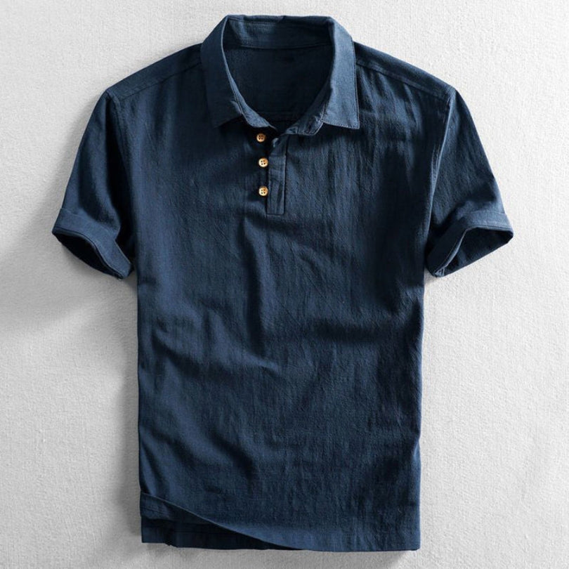 Camiseta de manga corta estilo japonés para hombre